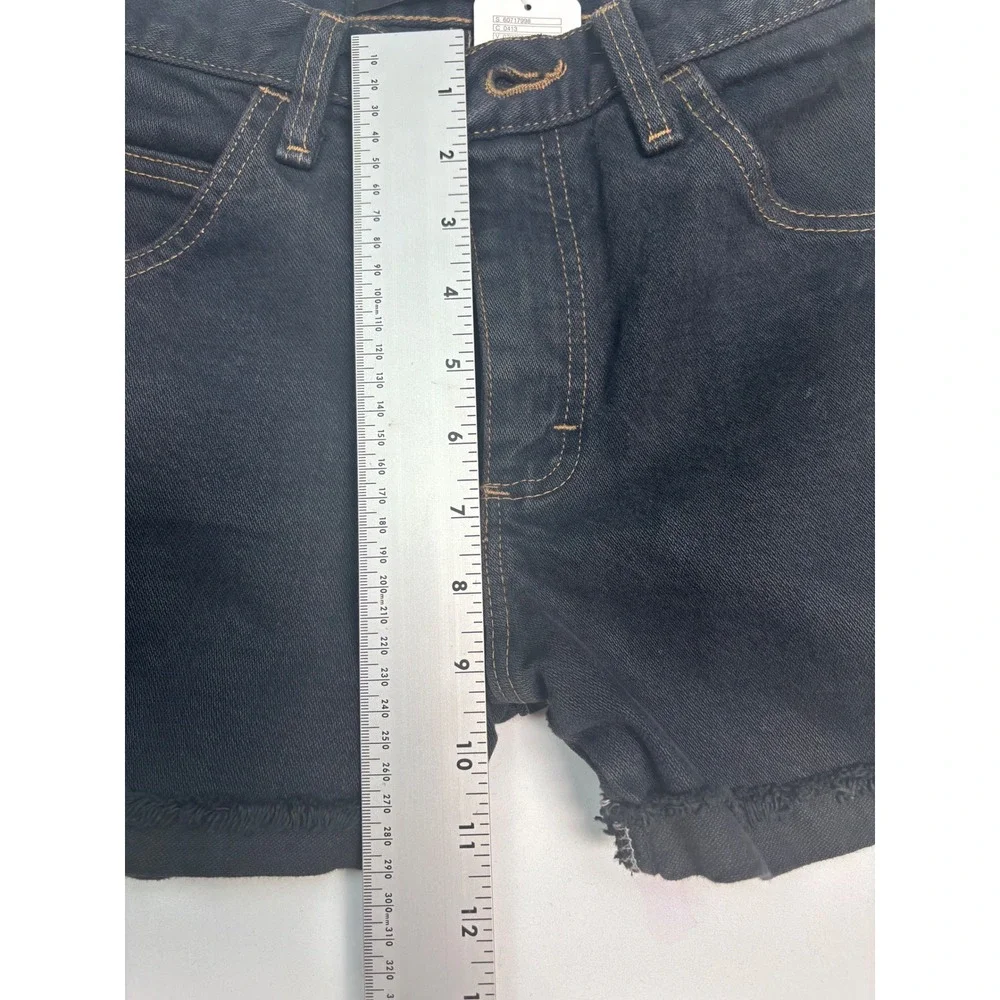 Wrangler FR Flame Resistant Slim Fit Denim Shorts Black Raw Hem 31 FR36MWB‎